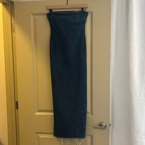 Zara jean body con strapless dress